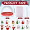 6 PCS Christmas Snow Globe Kit, Christmas Crafts Snow Globes with 12 Cute Christmas Toys, Plastic Snow Water Globe Kit for DIY Snow Globe, Christmas Arts and Crafts, Christmas Arts and Crafts